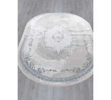 Ковер Arda Efsan L278A cream shrink/blue fdy Овал