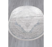 Ковер Arda Efsan L279A cream shrink/blue fdy Овал