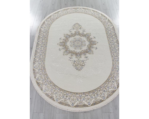 Ковер Kardelen Essa 27236A cream/blue Овал Ковер Kardelen Essa 27236A cream/blue Овал