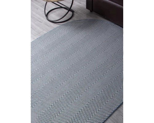 Ковер Merinos Kair S156 blue Овал Ковер Merinos Kair S156 blue Овал