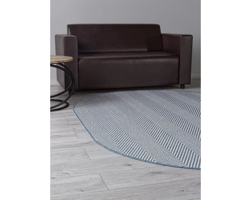 Ковер Merinos Kair S156 blue Овал Ковер Merinos Kair S156 blue Овал
