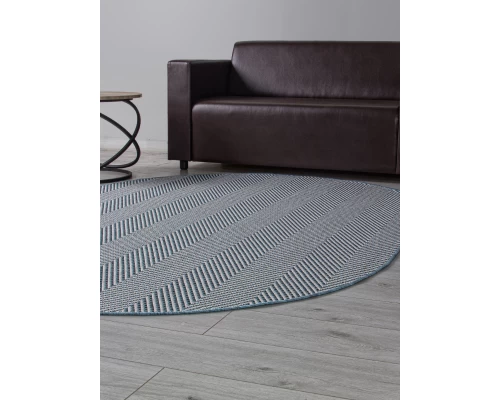 Ковер Merinos Kair S156 blue Овал Ковер Merinos Kair S156 blue Овал
