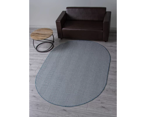 Ковер Merinos Kair S156 blue Овал Ковер Merinos Kair S156 blue Овал