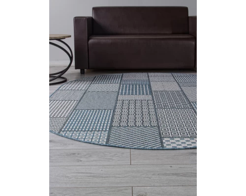 Ковер Merinos Kair S160 blue Овал Ковер Merinos Kair S160 blue Овал