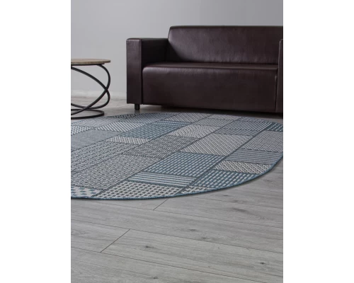Ковер Merinos Kair S160 blue Овал Ковер Merinos Kair S160 blue Овал