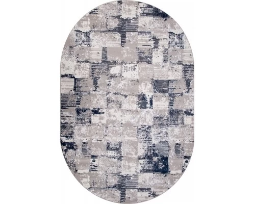 Ковер Merinos Richi 8673 gray-blue Овал