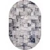Ковер Merinos Richi 8673 gray-blue Овал