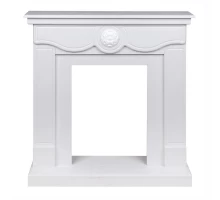 RealFlame Портал каминный из МДФ Aurora WT айвори айвори под очаги (Majestic, Fobos, Eugene, 3D Olympic) белый