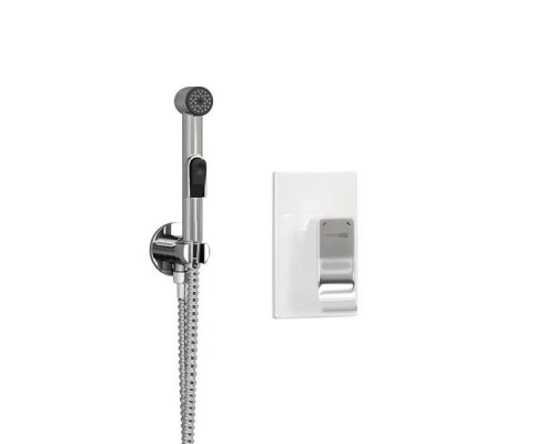 A010656 White Встраиваемый комплект для биде со шлангом 100 см A010656 White Встраиваемый комплект для биде со шлангом 100 см