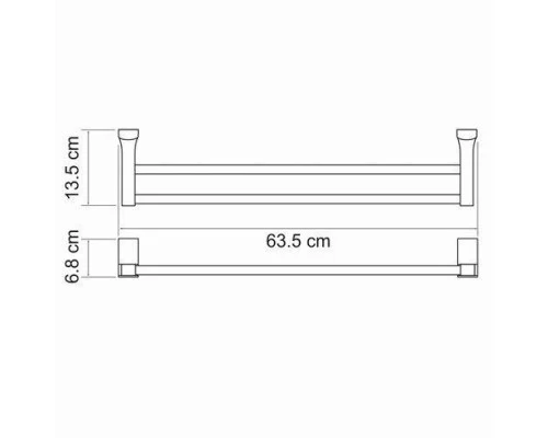 Exter K-5240 Держатель полотенец двойной