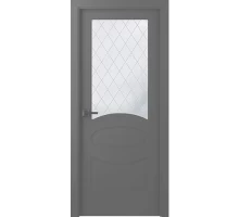 Дверь Belwooddoors Межкомнатная дверь Элина со стеклом Эмаль графит