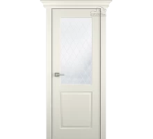 Дверь Belwooddoors Межкомнатная дверь Alta со стеклом Эмаль жемчуг
