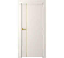 Дверь Belwooddoors Межкомнатная дверь Вега 1 Молдинг Золото глухая Эмаль жемчуг