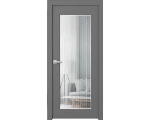 Дверь Belwooddoors Межкомнатная дверь Белла 1 со стеклом Эмаль графит Дверь Belwooddoors Межкомнатная дверь Белла 1 со стеклом Эмаль графит