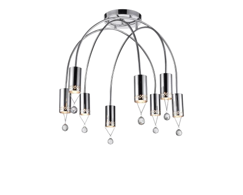 Потолочная люстра Vele Luce Pioggia VL4283L08 Потолочная люстра Vele Luce Pioggia VL4283L08