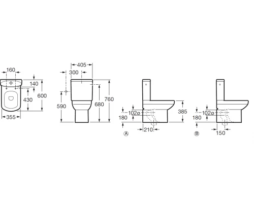 DAMA SENSO COMPACTO бачок нижний подвод DAMA SENSO COMPACTO бачок нижний подвод